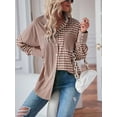 thumbnail image 1 of Miss Sparkling Plaid Button-Up Top, 1 of 1