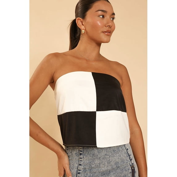 Miss Sparkling Women's Cropped Tube Top