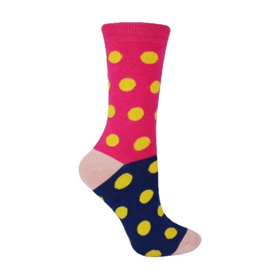 Miss Sparrow - Ladies Breathable Soft Novelty Bamboo Socks | Patterned Striped Polka Dot Socks