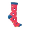 thumbnail image 1 of Miss Sparrow - Ladies Breathable Soft Novelty Bamboo Socks | Patterned Striped Polka Dot Socks, 1 of 2