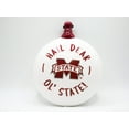thumbnail image 1 of Miss State Logo Ceramic Puff Ornament, 1 of 1