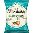 thumbnail image 1 of Miss Vickie's Sea Salt & Vinegar Flavored Kettle Cooked Potato Chips 1.375 oz Bags - Pack of 16, 1 of 3