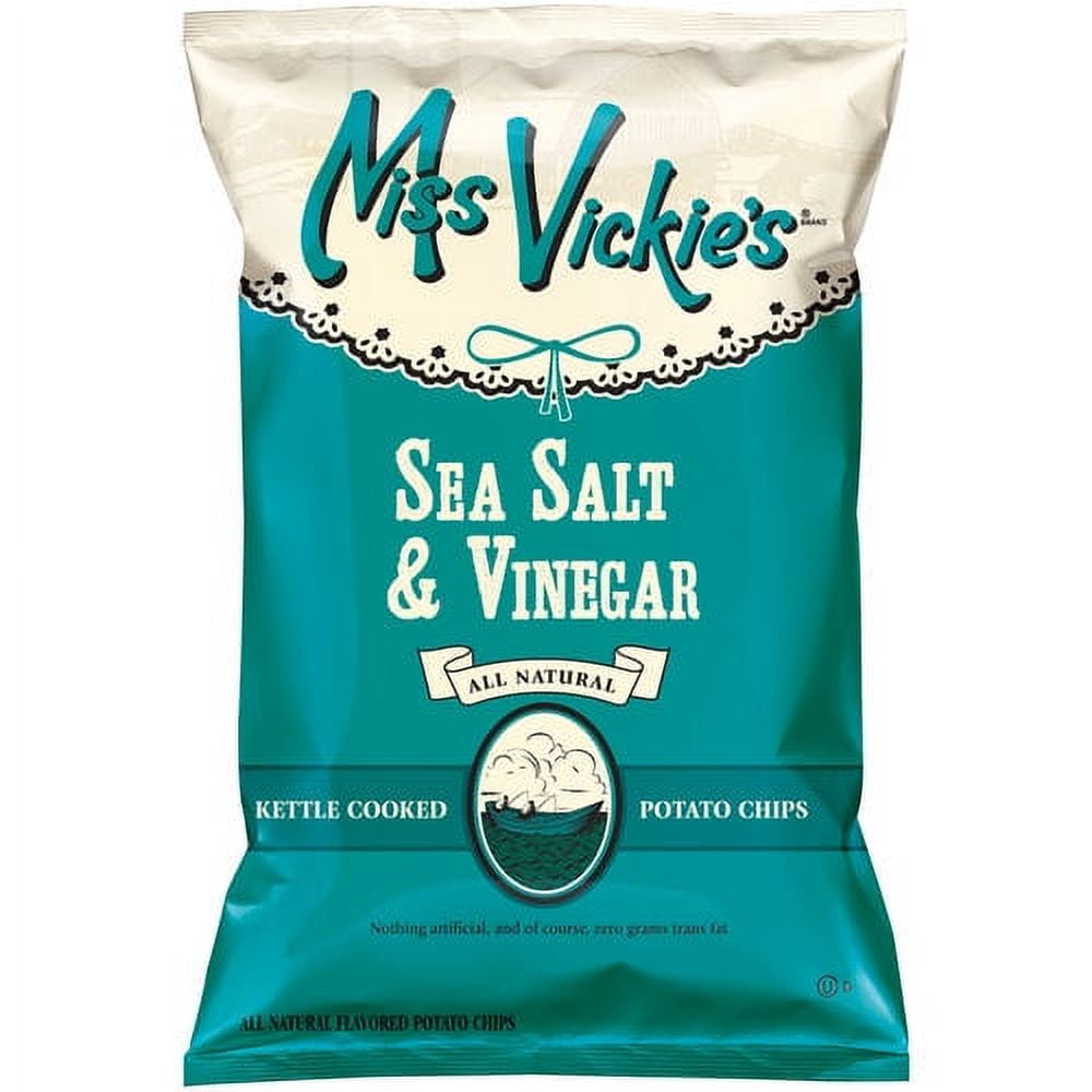Miss Vickie's Sea Salt & Vinegar Kettle Cooked Potato Chips, 9 oz