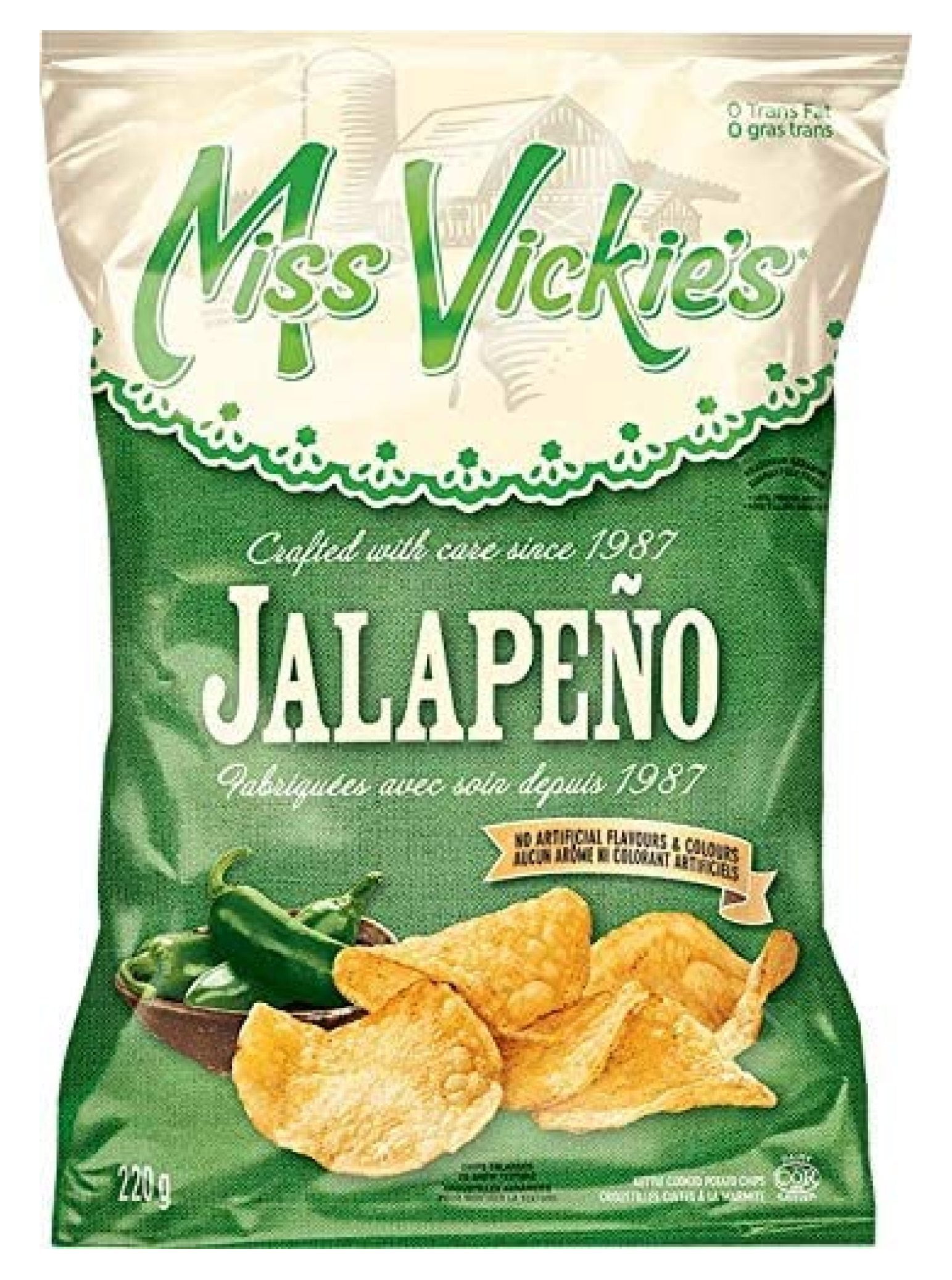 Miss Vickies Jalapeno Kettle Cooked Potato Chips 220g (2-Pack ...