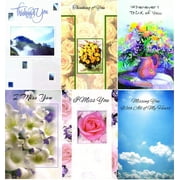 Miss You and Thinking of You Greeting Card Assortment - 12 Pack