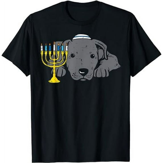 Miss soso's pet dogMenorah Hanukkah Pajamas Chanukah PJs T-Shirt
