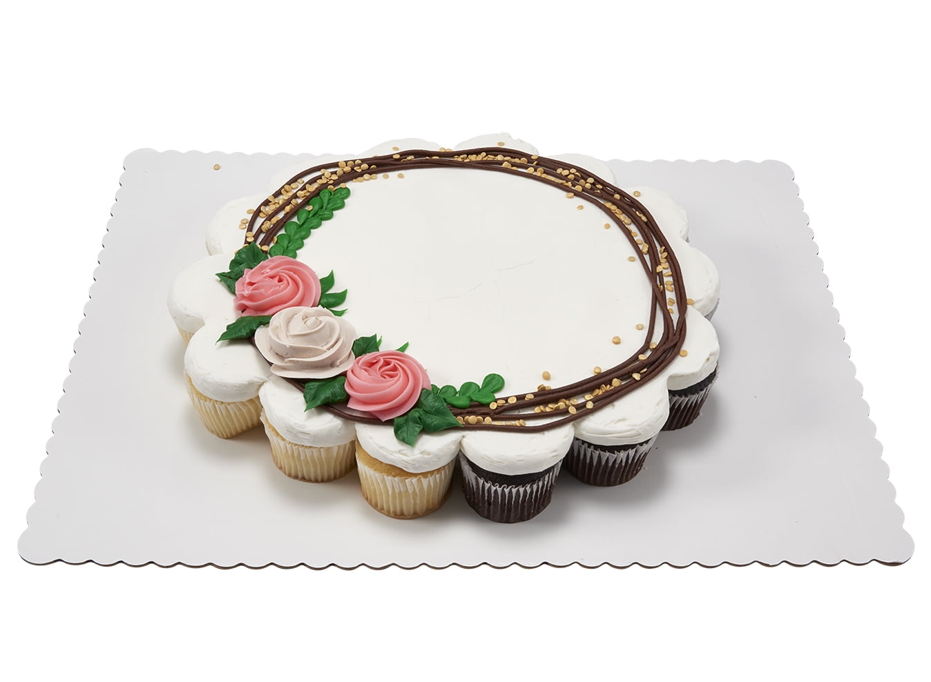 Miss to Mrs. Cupcake Cake - Walmart.com
