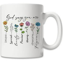 MissDaisy-Christian Gifts Coffee Mugs for Women, Religious Gifts, Inspirational Spiritual Faith Gifts for Women, Birthday Christmas Gifts for Friends Coworkers, 11Oz