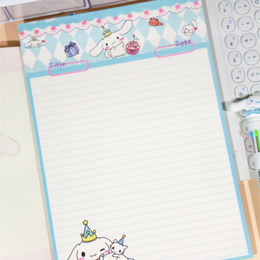 MissKitty New Sanrio Cinnamoroll B5 Scribbling Pad Study Paper Can Be