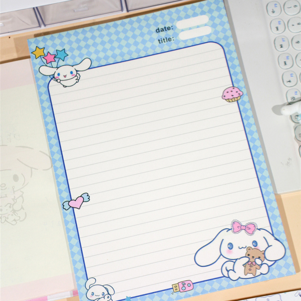 MissKitty New Sanrio Cinnamoroll B5 Scribbling Pad Study Paper Can Be