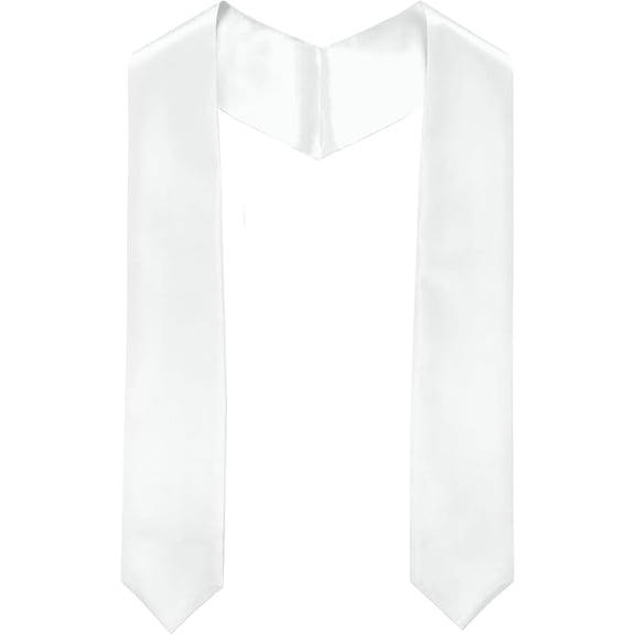 Misscom Unisex Adult Graduation Stole Shawl 60" Long for Academic Commencements