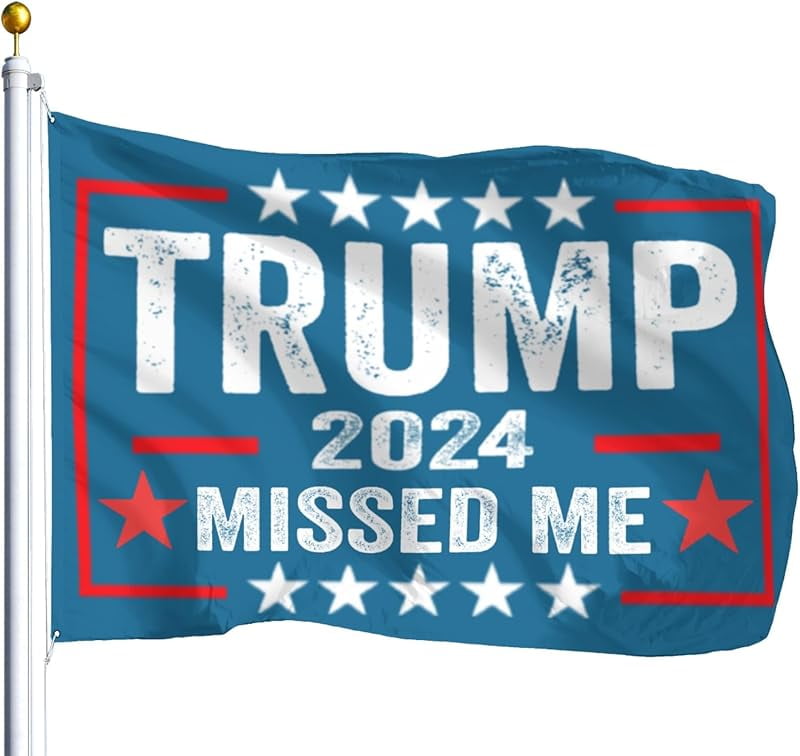 Missed Me Pro Trump 2024 Flags for Room Guys funny Flags for Room Teen Trippy Tapestry for College Dorm Wall Decor for Ethyie Walmart