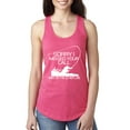 thumbnail image 1 of Missed Your Call Fishing Line Joke Fishing Ladies Racerback Tank Top, Hot Pink, X-Large, 1 of 3
