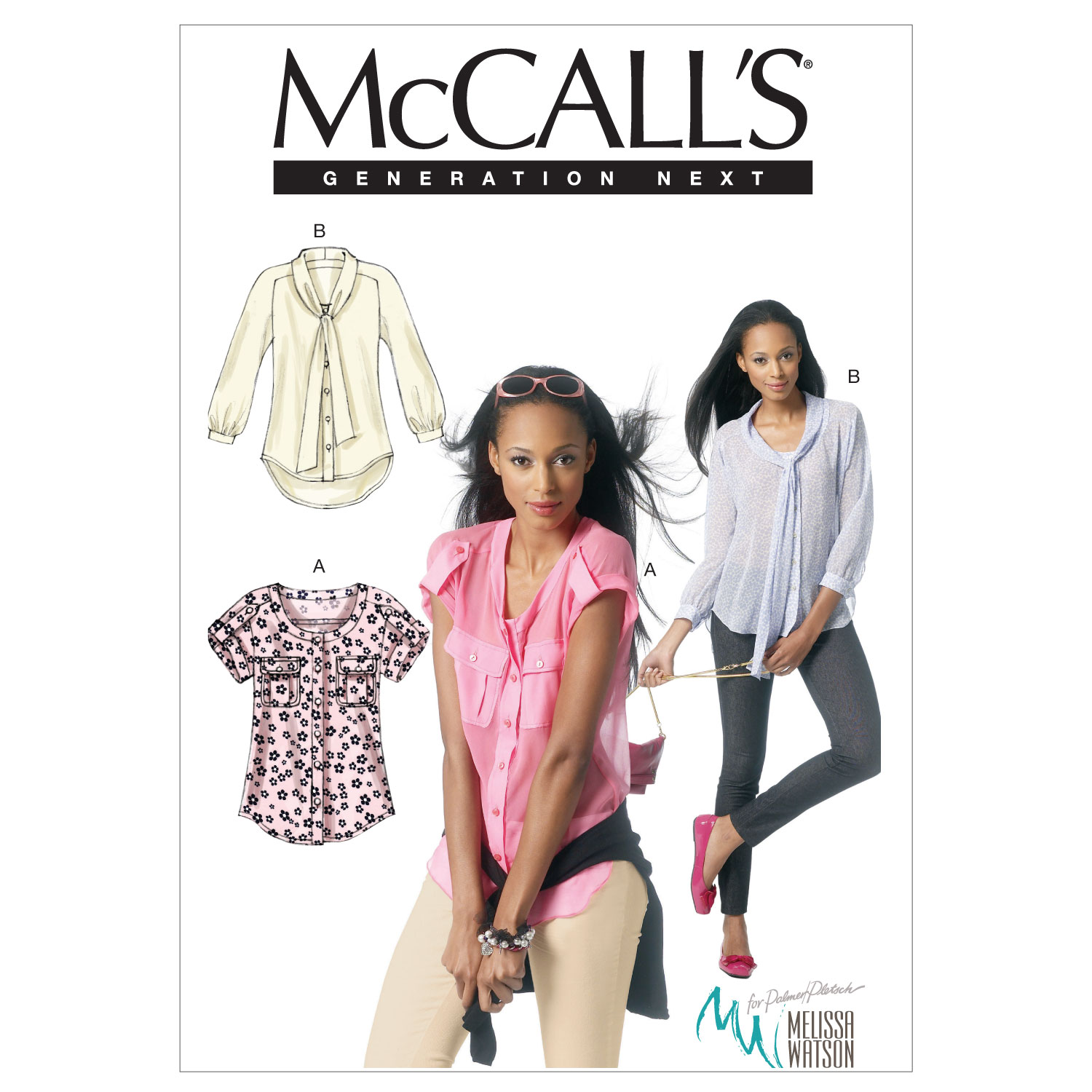 Misses' Blouses-DD (12-14-16-18) -*SEWING PATTERN* - image 1 of 6