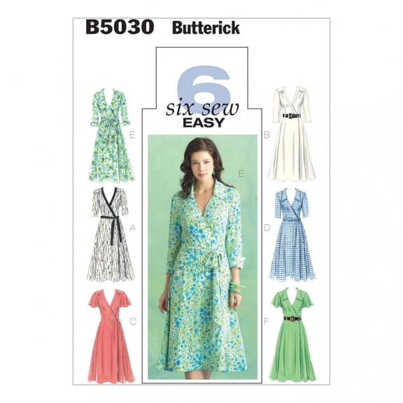 Misses' Dress, Belt And Sash-Bb (8-10-12-14) -*Sewing Pattern*