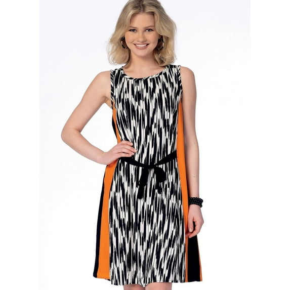 Misses' Dresses And Belt-4-6-8-10-12-14