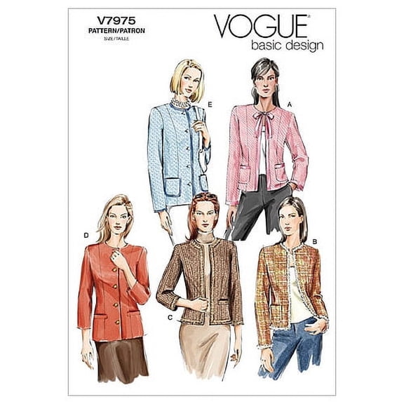 Misses'/Misses' Petite Jacket-FW (18-20-22) -*SEWING PATTERN*