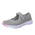 thumbnail image 1 of Missfiona Women's Mesh Mary Jane Sneakers Lightweight Walking Shoes Comfortable Casual Work Flats(5,Gray), 1 of 6