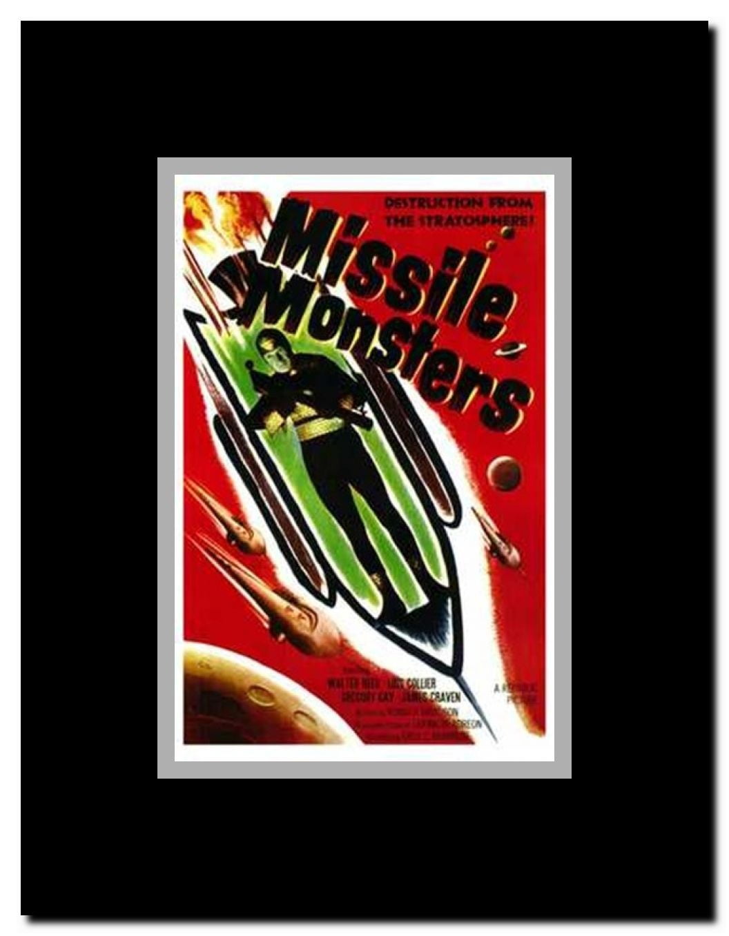 Missile Monsters Framed Movie Poster