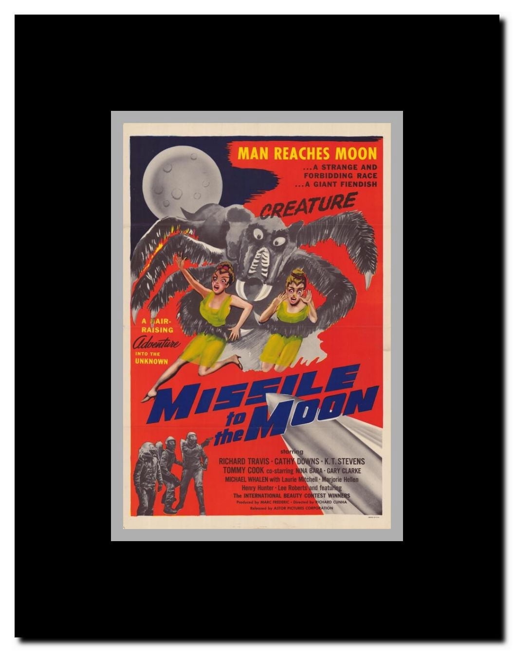 Missile to the Moon Framed Movie Poster