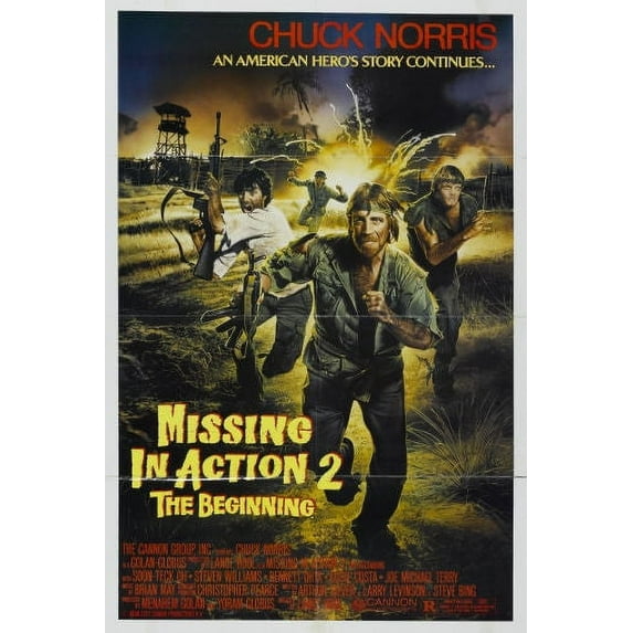 Missing In Action 2 Movie poster 12x16 Print on Metal Sign 12in x 16in Square Adults AB Posters