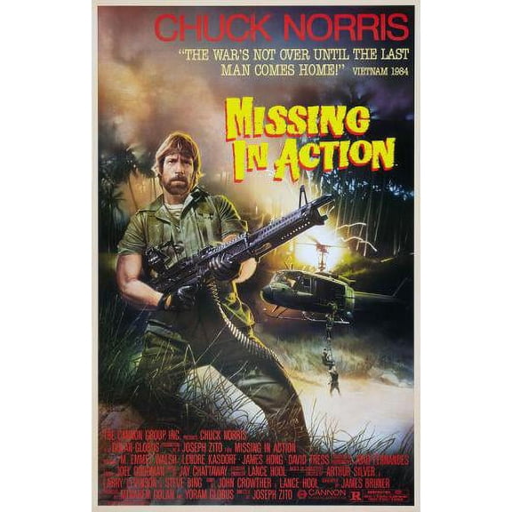 Missing In Action Movie Poster Decor Poster Reprint Art 27inx40in 27x40 Square Adults Poster Time