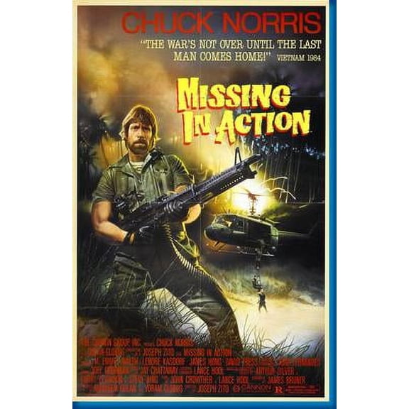 Missing In Action Movie Poster Entertainment Decor Art Poster 24x36 #468019 Unframed, Age: Adults, Rectangle Poster Time