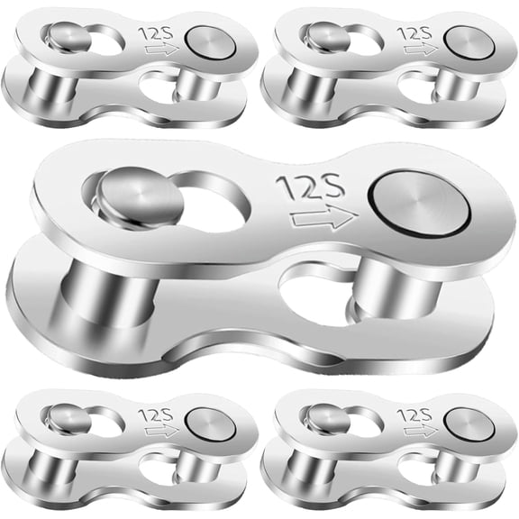 Missing Link 5 Pairs for 12 Speed Chain Master Link for Bicycle Chain Bike Chain Links 12 Speed Bike Chain Master Link Quick Link Bike Parts Bicycle Parts Mountain Bike Parts Chain Connector