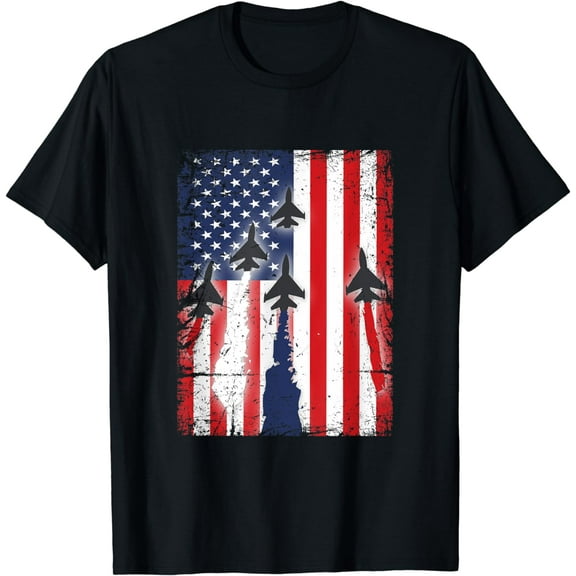 Missing Man Military Formation Patriotic Flag Shirt T-Shirt