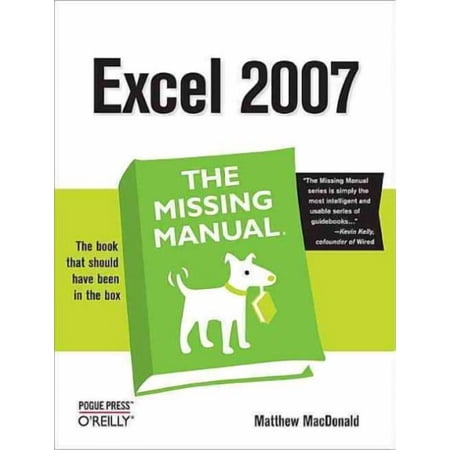 Missing Manuals: Excel 2007: The Missing Manual (Paperback)