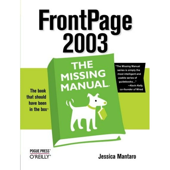 Pre-Owned FrontPage 2003: The Missing Manual (Paperback) 059600950X 9780596009502