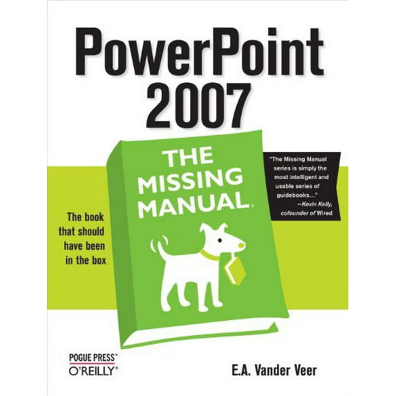 Pre-Owned PowerPoint 2007: The Missing Manual (Paperback) by E A Vander Veer