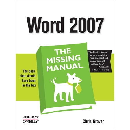 Pre-Owned Word 2007: The Missing Manual (Paperback) 059652739X 9780596527396