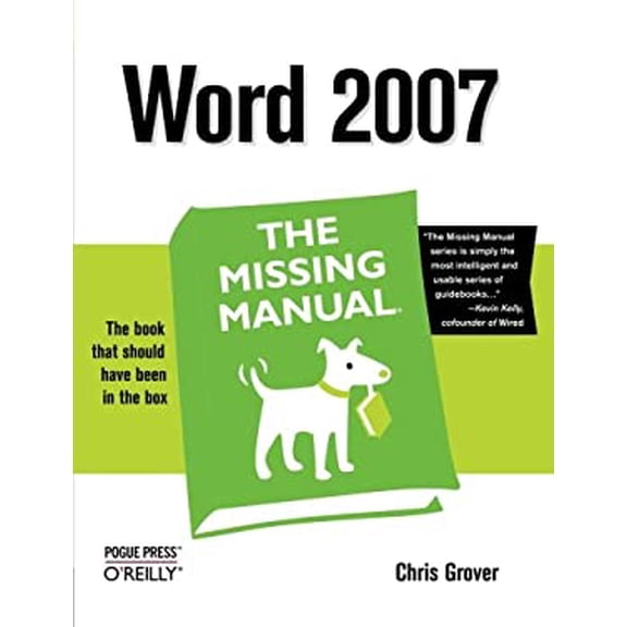 Pre-Owned Word 2007: The Missing Manual (Paperback) 059652739X 9780596527396