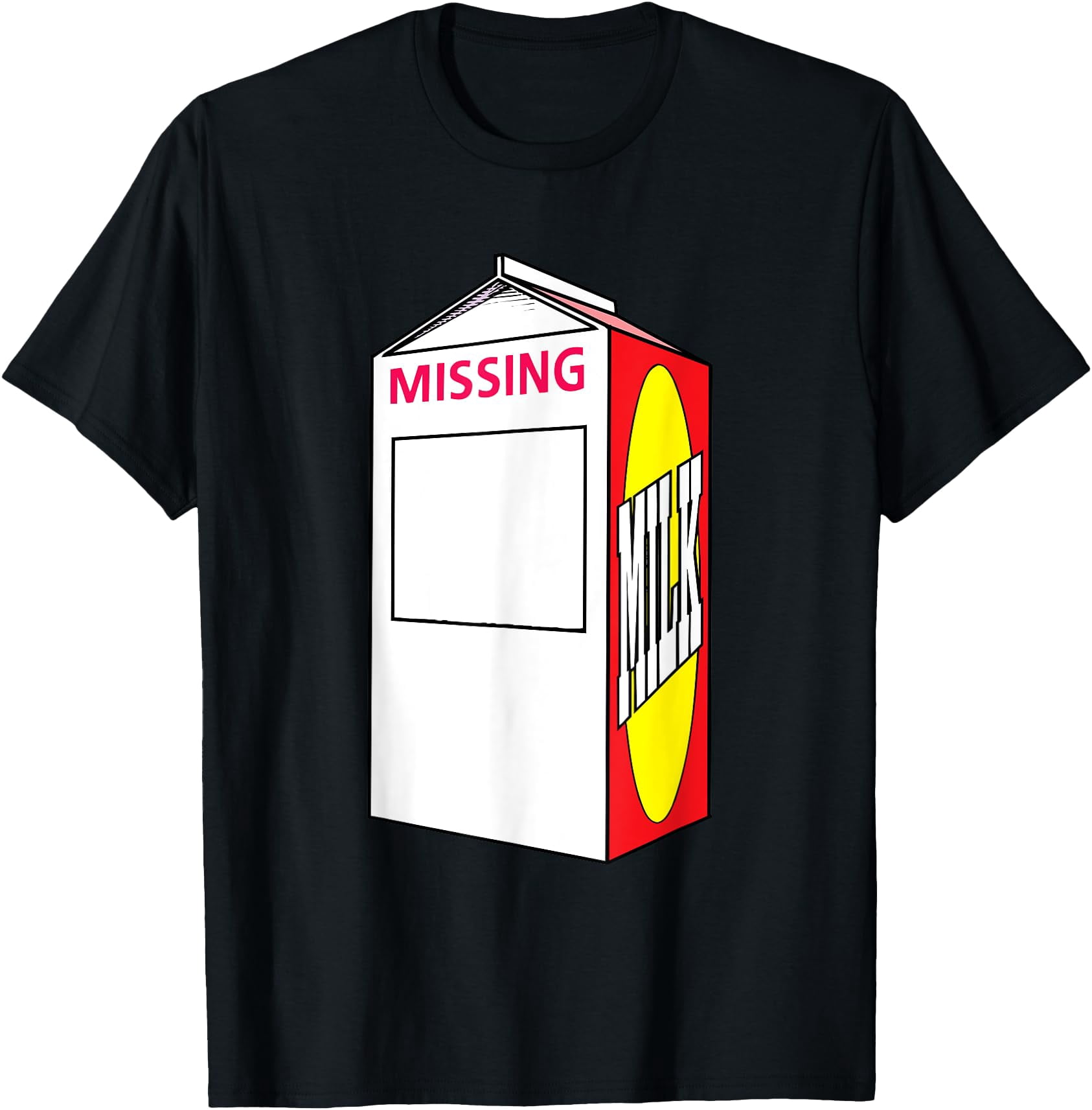 Missing Person Milk Carton T-Shirt - Walmart.com