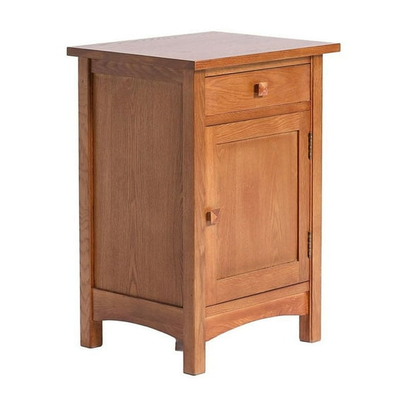 Mission 1 Door 1 Drawer Nightstand - Michael's Cherry