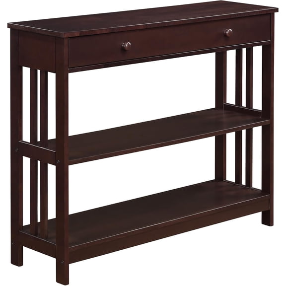 Mission 1 Drawer Console Table, Espresso