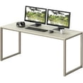 thumbnail image 1 of Mission 40-Inch Home Office Computer Desk, Rustic Brown, 1 of 9