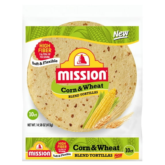 Mission Corn & Wheat Blend Tortillas, 10 count
