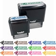 thumbnail image 1 of Mission Accomplished Spy Teacher Student School Self-Inking Rubber Stamp Ink Stamper - Purple Ink - Small 1-1/2 Inch, 1 of 7