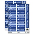 thumbnail image 1 of Mission Accomplished Spy Teacher Student School Sticker Set - Dark Blue - Gloss Finish - 2.00" Large, 1 of 7