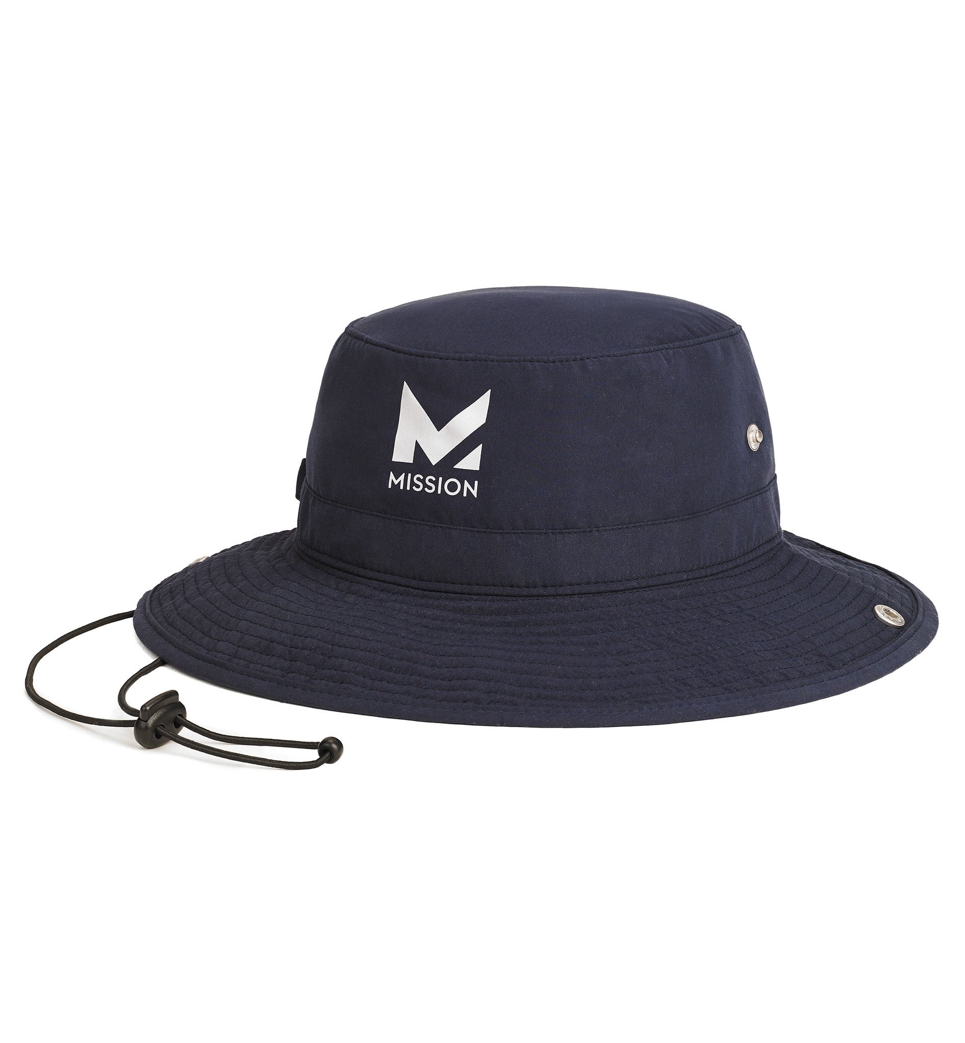 Mission Adult Unisex Cooling Bucket Hat, Evaporative Cooling Technology,  One Size, Navy 