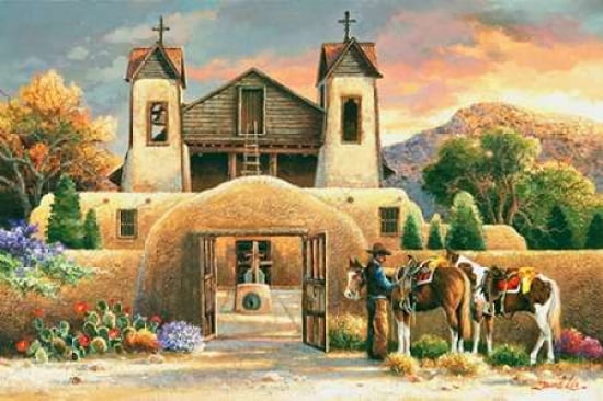 Mission Afternoon Canvas Art - James Lee (12 x 18)
