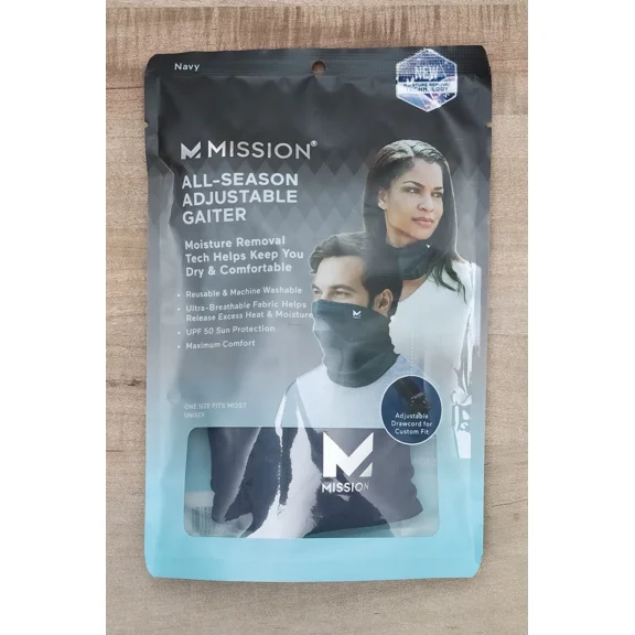 Mission All Season Adjustable Gaiter Navy 109521