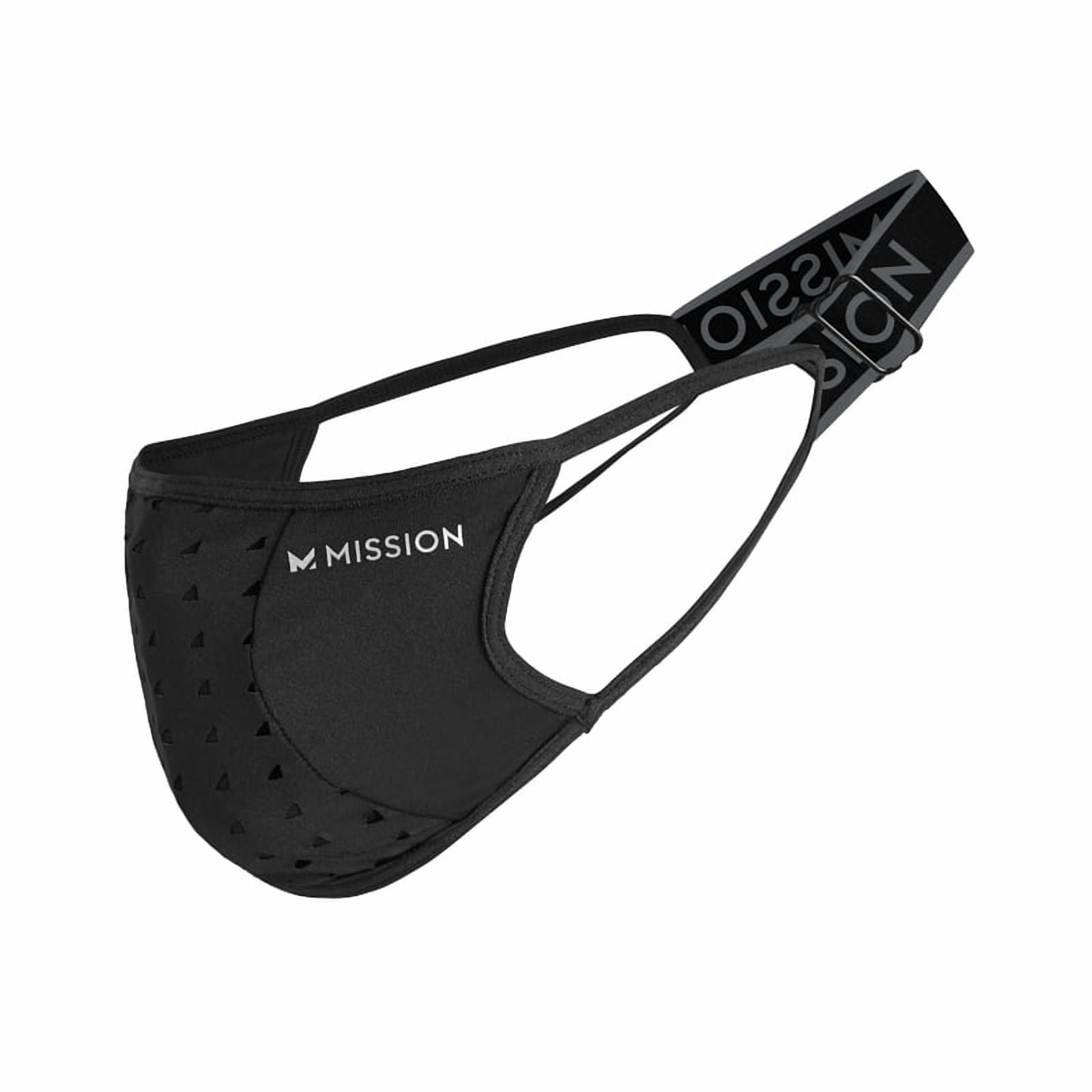 Mission All-Season Adjustable Sport Mask, Black