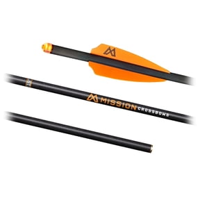 Mission 19" Nock Out Lighted Crossbow Bolt 3pk, Clean-Shot Lighted Nocks, .001" Straightness, Compatible with Sub-1 Crossbows (80795)