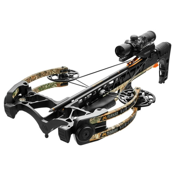 Mission Archery Sub-1 Lite 335FPS RT Edge Camo Crossbow with Pro Package #XK037