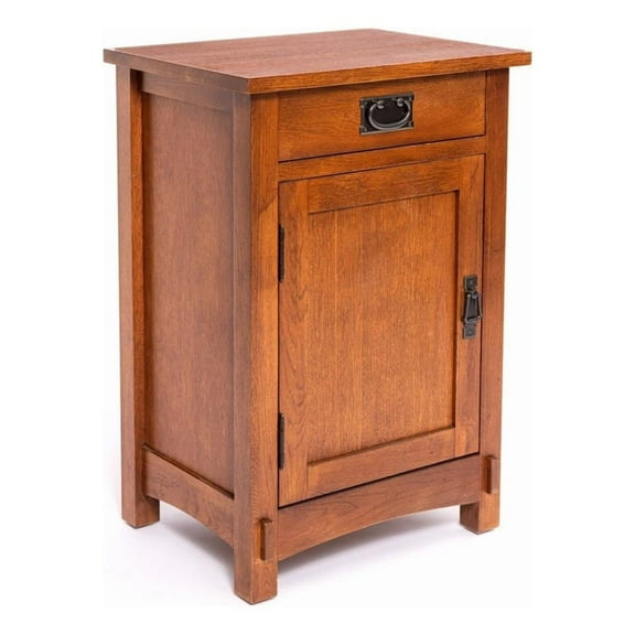 Mission / Arts and Crafts 1 Door 1 Drawer Nightstand