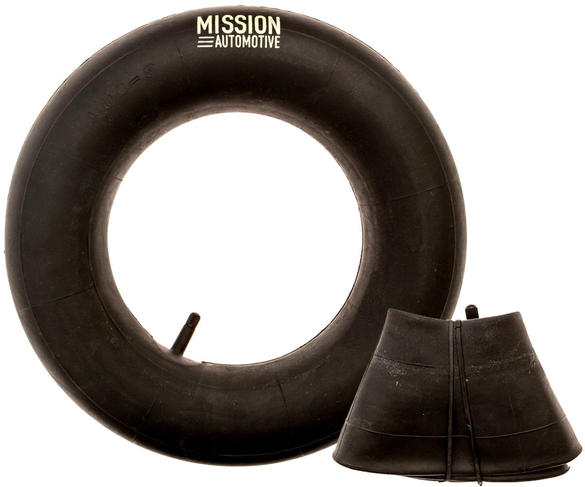 Mission Automotive 4.80/4.00-8 in Tire Inner Tubes for Wheelbarrow Wheels - Fits Trailer Tire Tube - Pack of 2