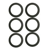 Mission Automotive 6-Pack Marine Drain Screw Gasket - Compatible with Most Lower Units and Seawater Pumps - Comparable to Sierra International (TM) 18-2945-9